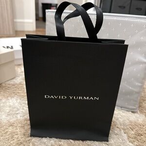 David Yurman Elegant Black gift bag